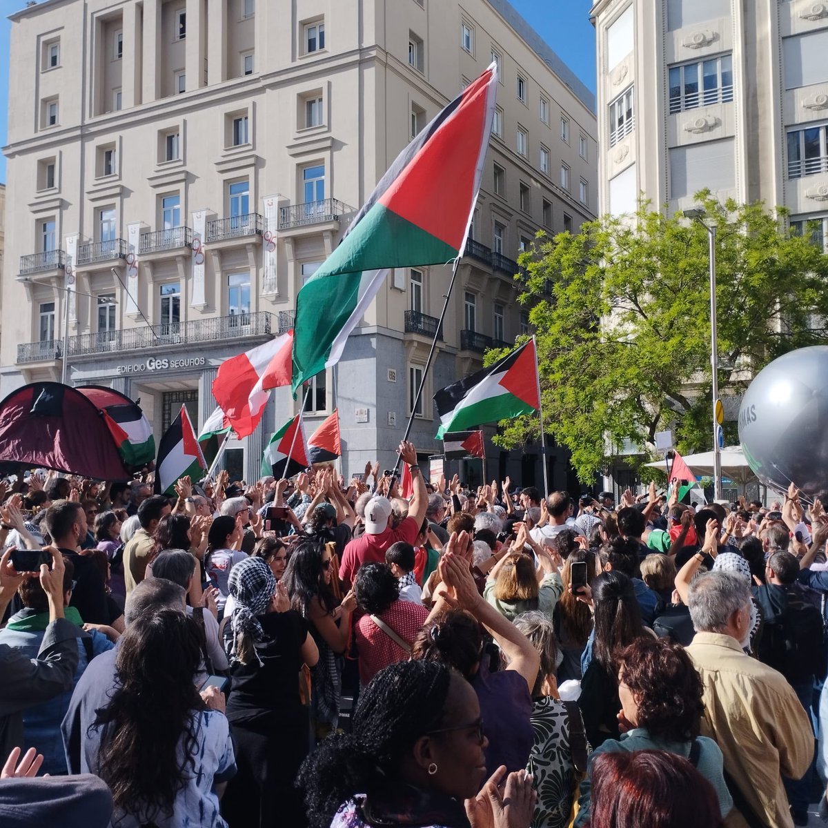 Congreso ahora. Somos mayoría contra Israel. Hay más gente decente en España que inmorales inhumanos.