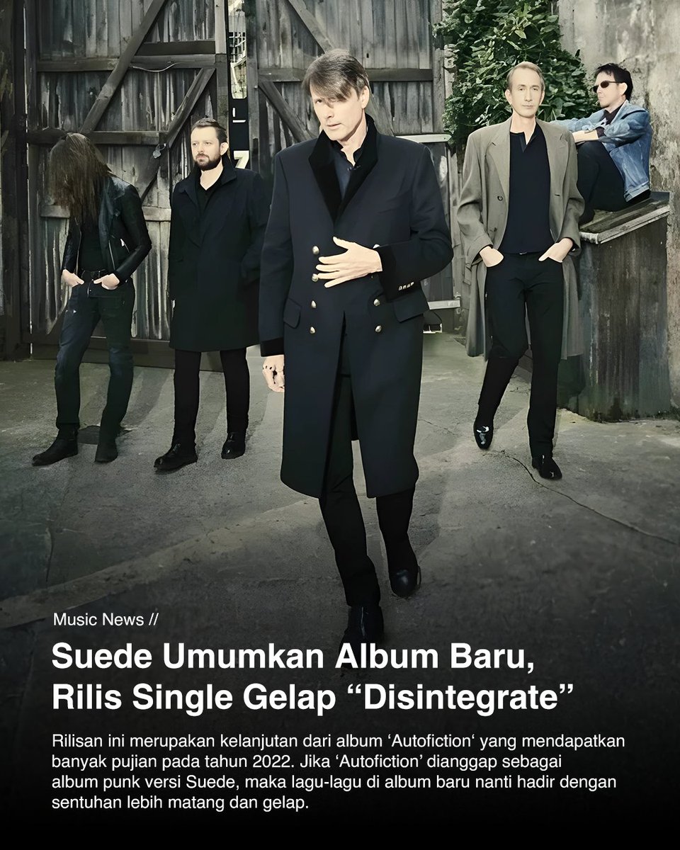 Rilisan ini merupakan kelanjutan dari album ‘Autofiction‘ yang mendapatkan banyak pujian pada tahun 2022. Jika ‘Autofiction’ dianggap sebagai album punk versi Suede, maka ‘Antidepressants’ hadir dengan sentuhan lebih matang dan gelap. Simak selengkapnya di Gigsplay.com