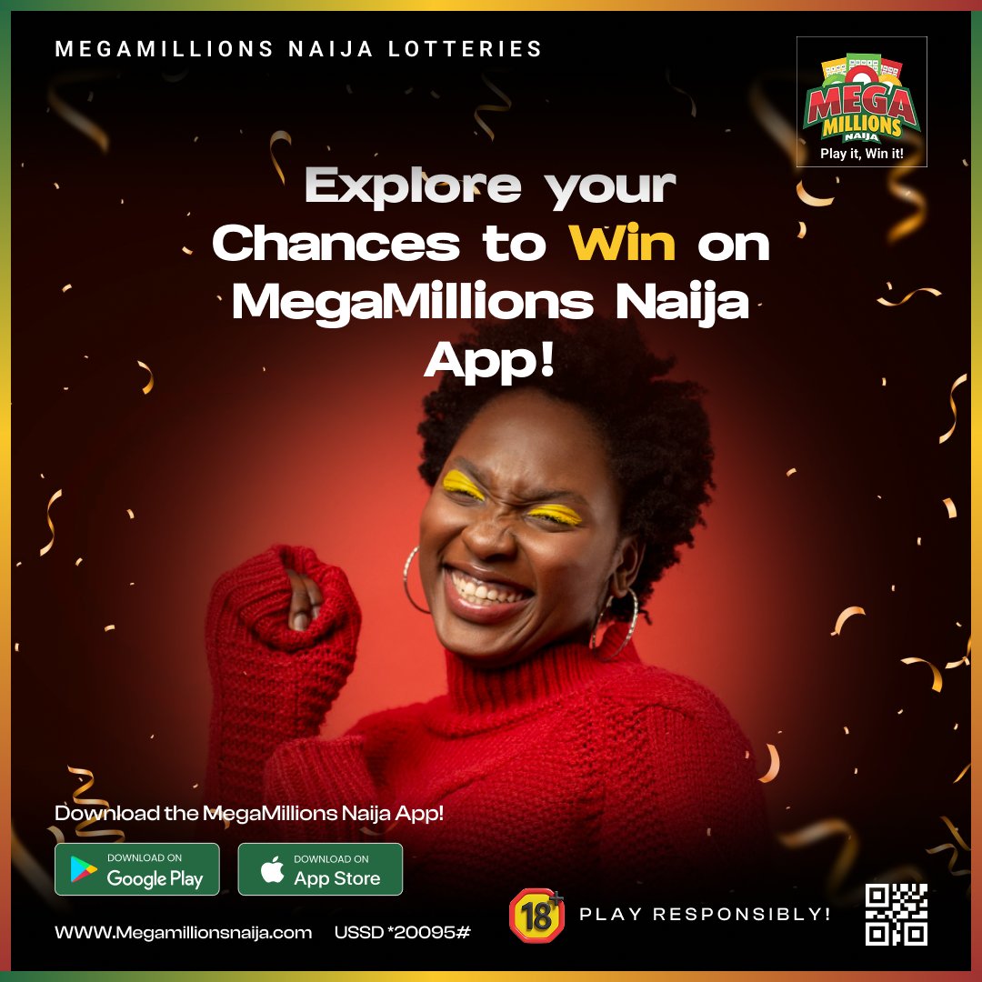 Powerball is at N87.6B. Play your numbers NOW!

#megamillionsnaijalotteries
#megamillionsnaija
#lotteries
#powerball
#jackpot