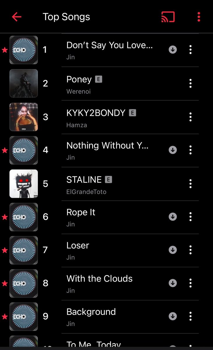 #Dont_Say_You_Love_Me has reached #1 on Apple Music Morocco Top songs All Genres chart