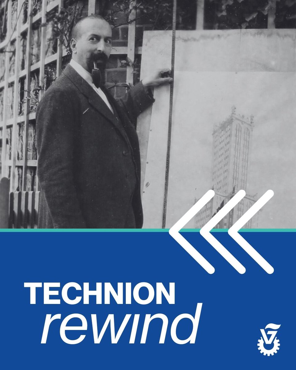 🎻 Did you know the first Technion building was designed by a Prussian Jewish architect who once played cello with Albert Einstein? In 1909, Alexander Baerwald fused European elegance with Eastern flair — and laid the foundation for Israel’s future in science and tech.