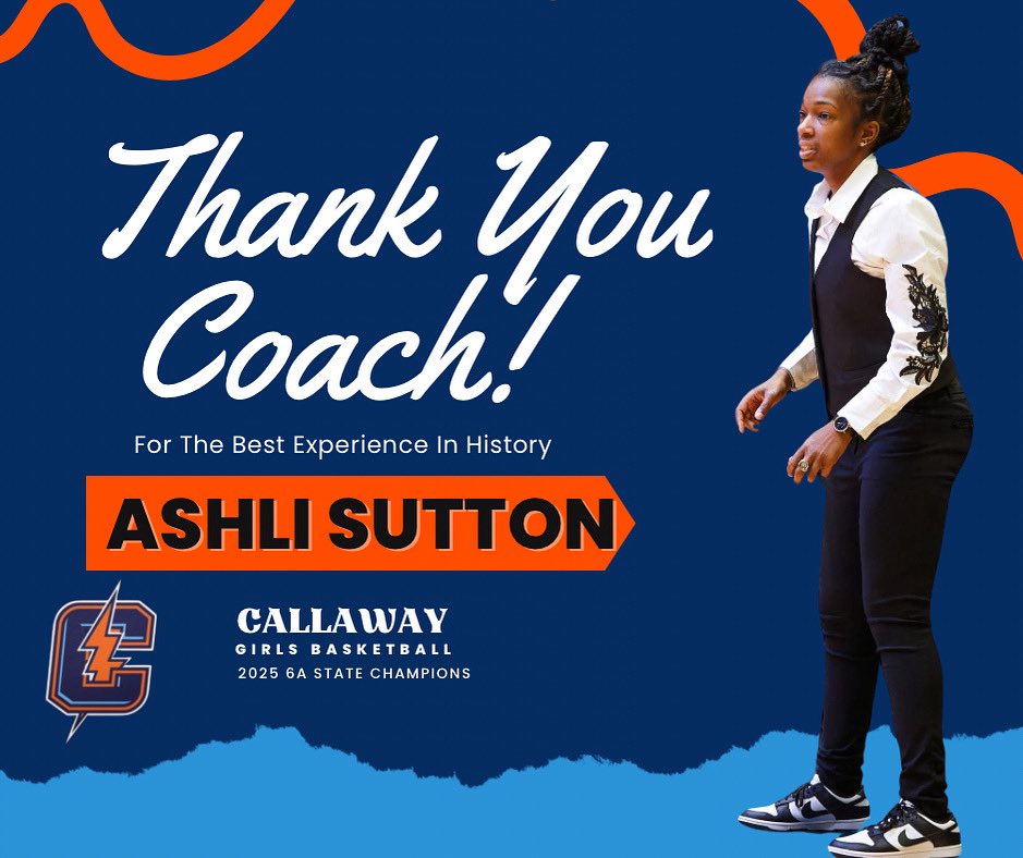 Thank you, Coach Sutton, for an unforgettable 4 years. Your leadership turned this program around and made history in the process. Grateful for everything you’ve built and the legacy you leave behind. 🏆
#TrustTheProcess #HistoryMade
