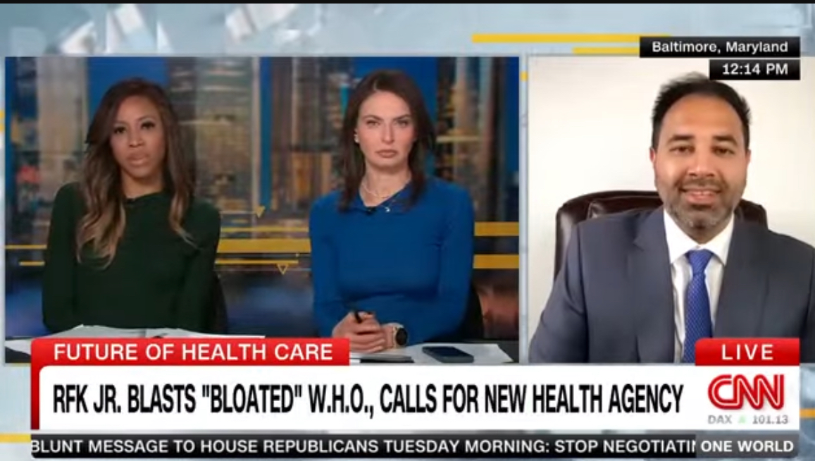 Omer Awan MD MPH (@awanrad) on Twitter photo Thrilled to join <a href="/CNN/">CNN</a> and <a href="/cnni/">CNN International</a> to discuss what it means for the U.S. to withdraw from the <a href="/WHO/">World Health Organization (WHO)</a> with <a href="/ZainAsher/">Zain Asher</a> and <a href="/biannagolodryga/">Bianna Golodryga</a> - youtube.com/watch?v=YGputS…. <a href="/DrIanWeissman/">Ian Weissman, DO</a> <a href="/DrLindaMD/">Linda Girgis MD</a> <a href="/CaulfieldTim/">Timothy Caulfield</a> <a href="/doritmi/">(((Dorit Reiss)))</a> <a href="/jonathanstea/">Dr. Jonathan N. Stea</a> <a href="/rstraxMD/">Richard Strax, MD, FACR ☯️</a> <a href="/PublicHealth/">APHA</a> Thrilled to join <a href="/CNN/">CNN</a> and <a href="/cnni/">CNN International</a> to discuss what it means for the U.S. to withdraw from the <a href="/WHO/">World Health Organization (WHO)</a> with <a href="/ZainAsher/">Zain Asher</a> and <a href="/biannagolodryga/">Bianna Golodryga</a> - youtube.com/watch?v=YGputS…. <a href="/DrIanWeissman/">Ian Weissman, DO</a> <a href="/DrLindaMD/">Linda Girgis MD</a> <a href="/CaulfieldTim/">Timothy Caulfield</a> <a href="/doritmi/">(((Dorit Reiss)))</a> <a href="/jonathanstea/">Dr. Jonathan N. Stea</a> <a href="/rstraxMD/">Richard Strax, MD, FACR ☯️</a> <a href="/PublicHealth/">APHA</a>