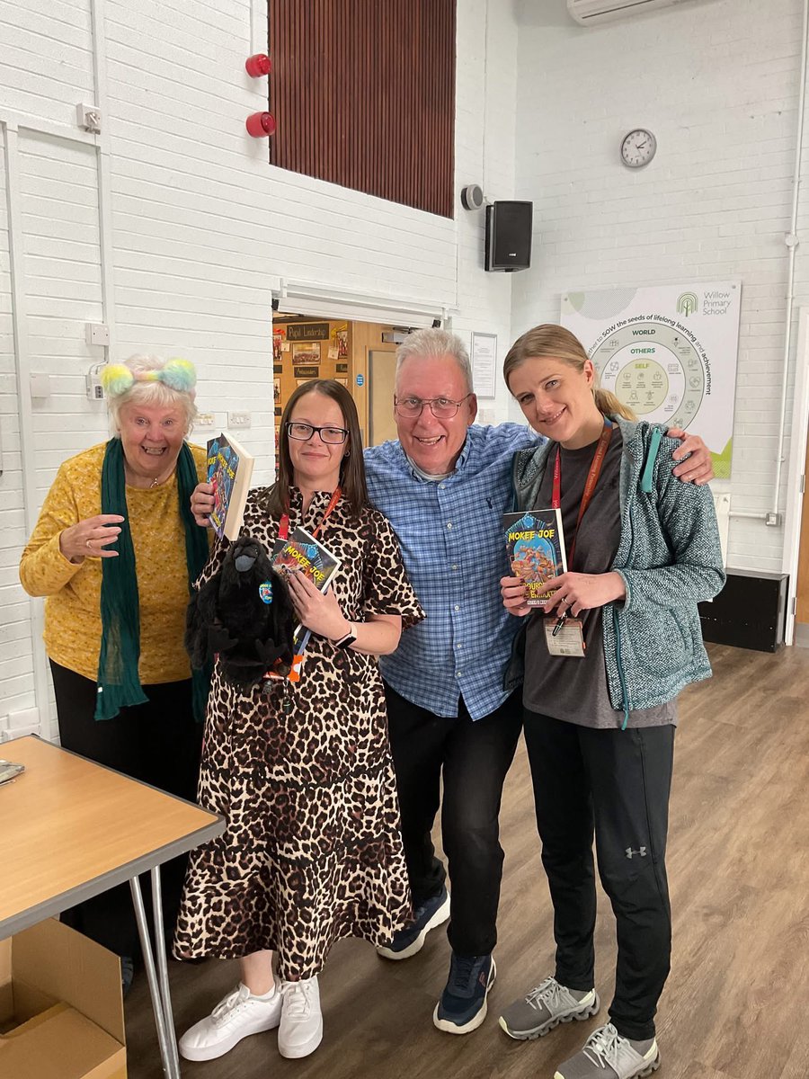 Willow Primary School (@academywillow) on Twitter photo A record-breaking 166 Mokee Joe books were sold today when Peter J Murray returned for a book signing.
It was also great to see so many pupils wearing their hair in space buns like one of the main characters, Molly! <a href="/ExceedLP/">Exceed Learning Partnership</a> A record-breaking 166 Mokee Joe books were sold today when Peter J Murray returned for a book signing.
It was also great to see so many pupils wearing their hair in space buns like one of the main characters, Molly! <a href="/ExceedLP/">Exceed Learning Partnership</a>