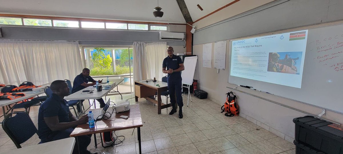UNODC Global Maritime Crime Programme (@unodc_mcp) on Twitter photo <a href="/UNODC_MCP/">UNODC Global Maritime Crime Programme</a> is utilizing the skills of national instructors to train <a href="/OfficialKCGS/">Kenya Coast Guard Service</a> on Boarding Team Member Course, enhancing skills in maritime interdiction, safety procedures & vessel boarding operations to support 🇰🇪’s maritime security. Funded by <a href="/JapaninKenya/">The Embassy of Japan in Kenya</a> 🇯🇵 <a href="/UNODC_MCP/">UNODC Global Maritime Crime Programme</a> is utilizing the skills of national instructors to train <a href="/OfficialKCGS/">Kenya Coast Guard Service</a> on Boarding Team Member Course, enhancing skills in maritime interdiction, safety procedures & vessel boarding operations to support 🇰🇪’s maritime security. Funded by <a href="/JapaninKenya/">The Embassy of Japan in Kenya</a> 🇯🇵