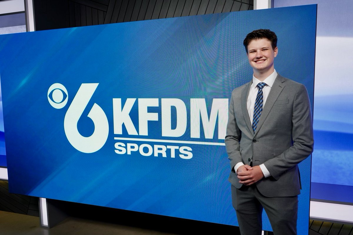 <a href="/LUTVNews7/">LUTV7</a> would like to congratulate #sports anchor <a href="/CamSandersonTV/">Cam Sanderson</a> for starting his new role as the Weekend #SportsAnchor/Weekday #SportsReporter at KFDM 6/Fox 4 in #BeaumontTx! <a href="/LamarCommDept/">Lamar University Dept. of Communication and Media</a> #LamarUniversity #collegemedia #studentsuccess #studentmedia