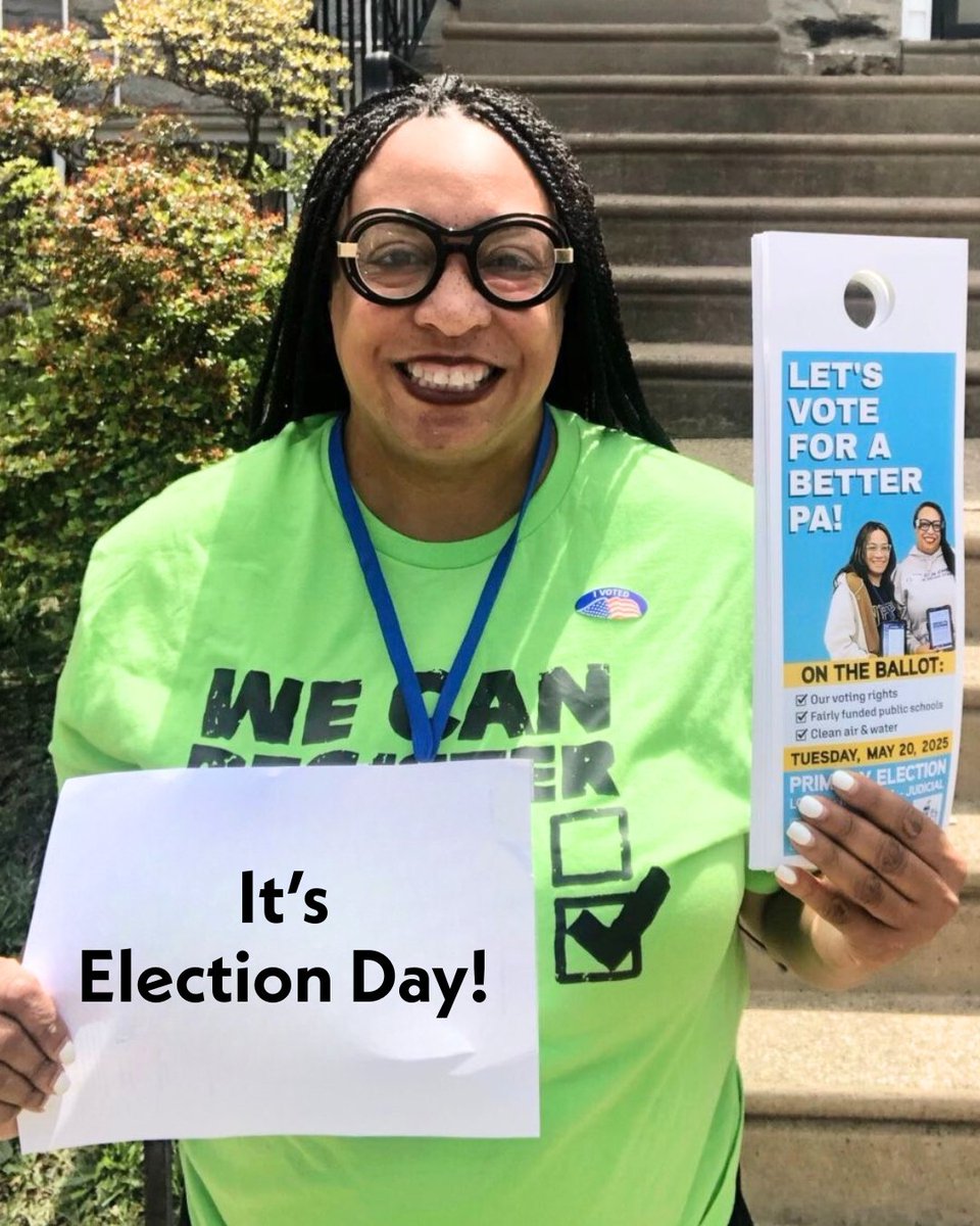 NPPEdFund's tweet image. Our entire staff, including leadership, is on the ground mobilizing our communities to the polls today on Election Day!

This is our favorite time of year to connect with our communities directly.

Have you voted today?

Find your closest polling place:
vote.pa