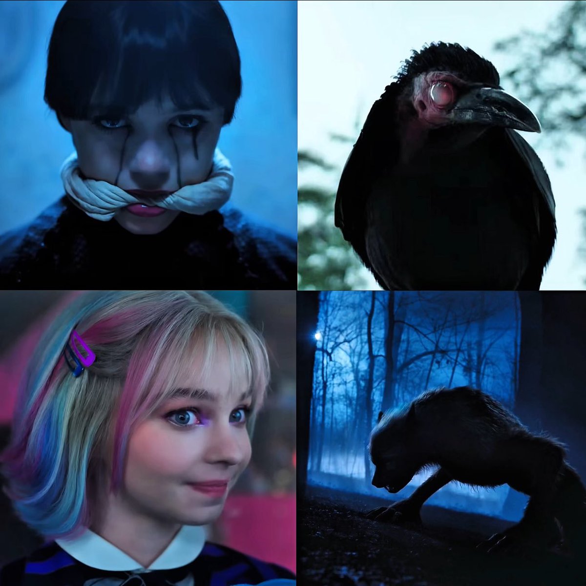 the raven and the wolf.