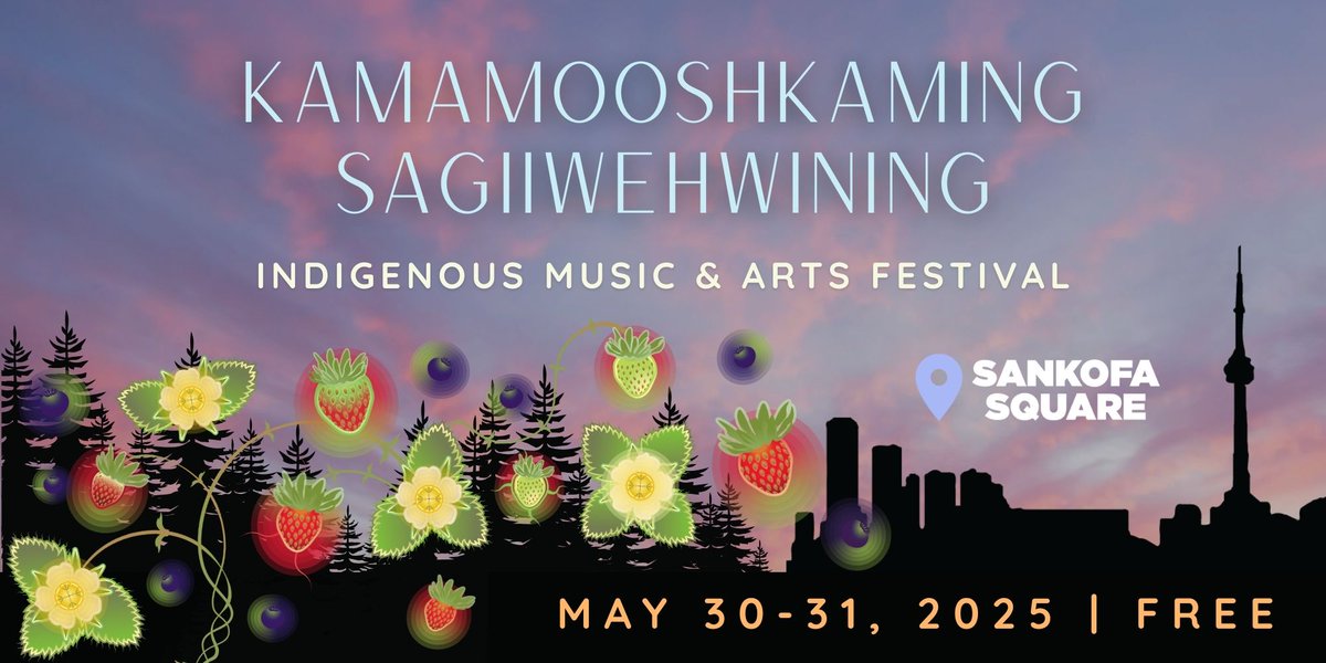 Downtown Yonge BIA (@downtownyonge) on Twitter photo Kamamooshkaming Sagiiwehwining: Indigenous Music & Arts Festival is coming to <a href="/SankofaSquare/">Sankofa Square</a> on May 30th & 31st, 2025! 🎶
Join us in starting Indigenous History Month off right!
Learn more: ksfest.ca
#DoSomething #KSFestTO
<a href="/downiewenjack/">Downie Wenjack Fund</a> <a href="/cmincubator/">CMI</a> Kamamooshkaming Sagiiwehwining: Indigenous Music & Arts Festival is coming to <a href="/SankofaSquare/">Sankofa Square</a> on May 30th & 31st, 2025! 🎶
Join us in starting Indigenous History Month off right!
Learn more: ksfest.ca
#DoSomething #KSFestTO
<a href="/downiewenjack/">Downie Wenjack Fund</a> <a href="/cmincubator/">CMI</a>