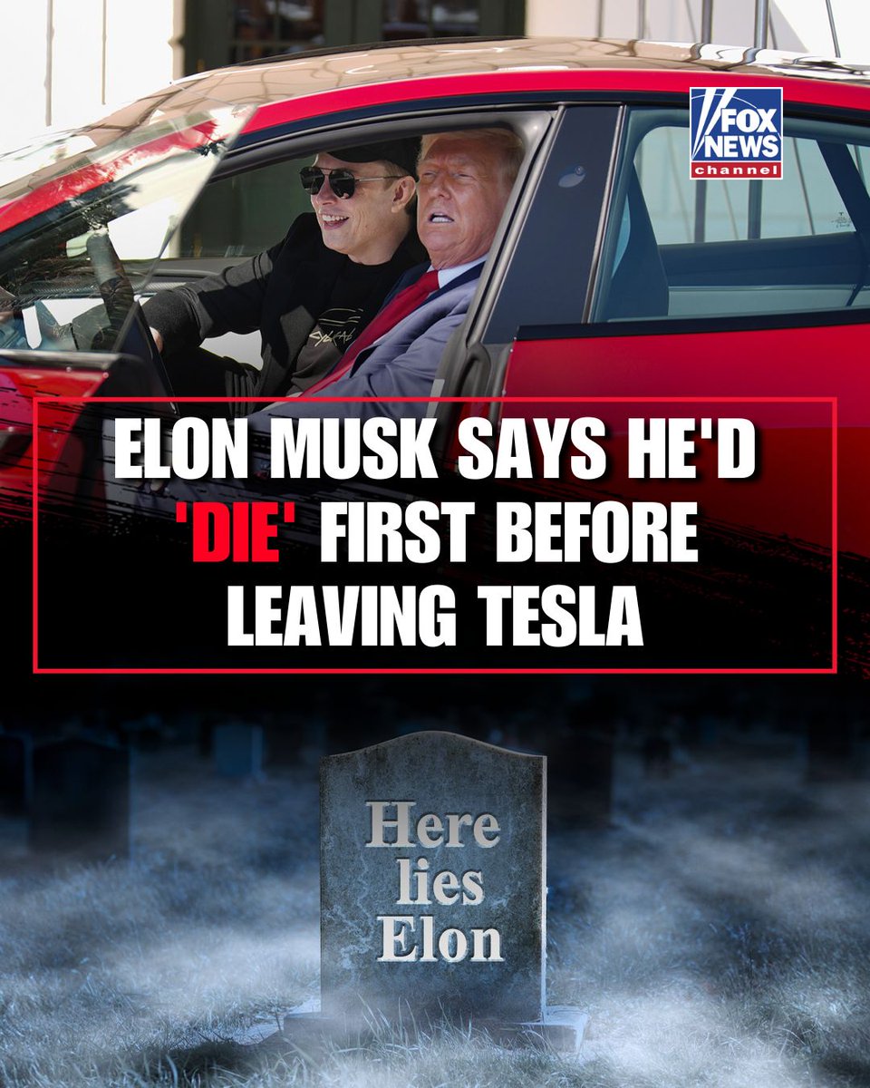 OVER HIS DEAD BODY: <a href="/elonmusk/">Elon Musk</a> sends libs into a frenzy with vow to stay atop <a href="/Tesla/">Tesla</a> — unless he drops dead first. The billionaire shrugs off the haters and makes it clear: he’s not going anywhere.