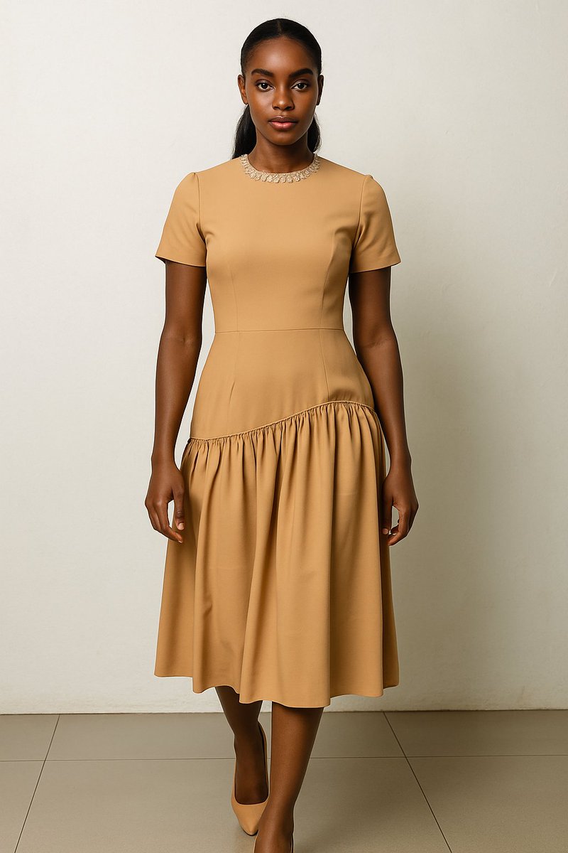 Caramel beauty on an Ai model