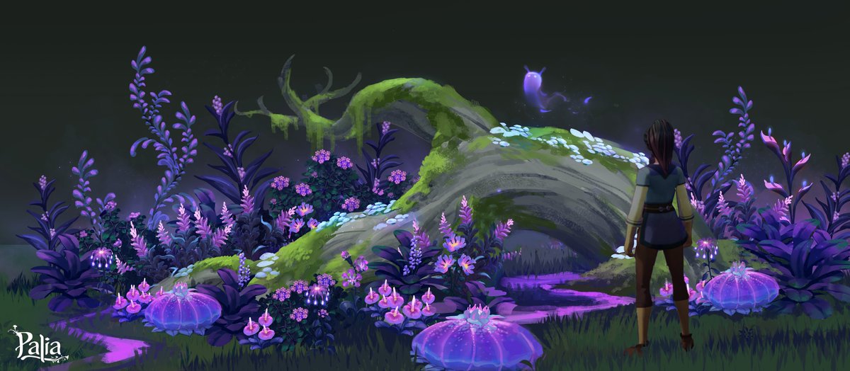 some very early exploration I did a long time ago for @palia Elderwood! #Palia #elderwood