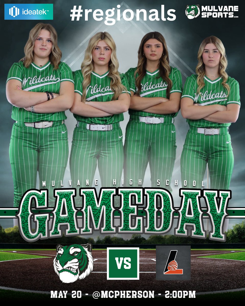 Mulvane Sports (@mulvanesports) on Twitter photo ๐ฅ Wildcat Softball - Regionals
๐ Larned Indians
๐ McPherson - Grant Sports Complex
๐๏ธ Tuesday, May 20
โฐ 2:00 PM
#mulvanewildcats | <a href="/MulvaneSoftball/">Mulvane Softball</a> | <a href="/CowleyCollege/">Cowley College</a> ๐ฅ Wildcat Softball - Regionals
๐ Larned Indians
๐ McPherson - Grant Sports Complex
๐๏ธ Tuesday, May 20
โฐ 2:00 PM
#mulvanewildcats | <a href="/MulvaneSoftball/">Mulvane Softball</a> | <a href="/CowleyCollege/">Cowley College</a>