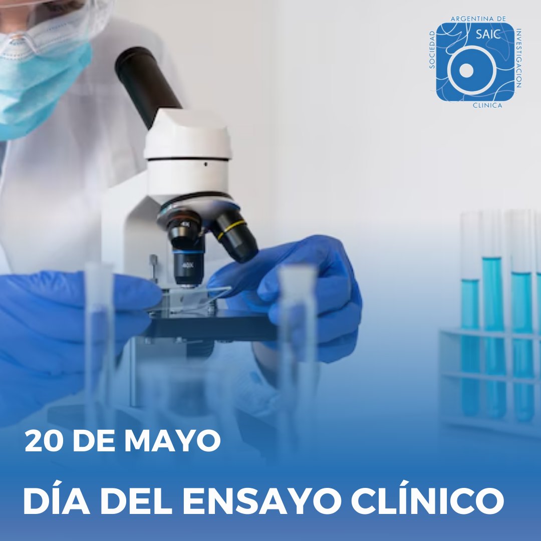 20 de mayo- Día del ensayo clínico

Cada 20 de mayo se conmemora el Día Internacional del Ensayo Clínico, fecha donde se recuerda la importancia de la búsqueda de nuevas formas de tratamiento, diagnóstico y dispositivos médicos.

#20demayo
#ensayoclínico