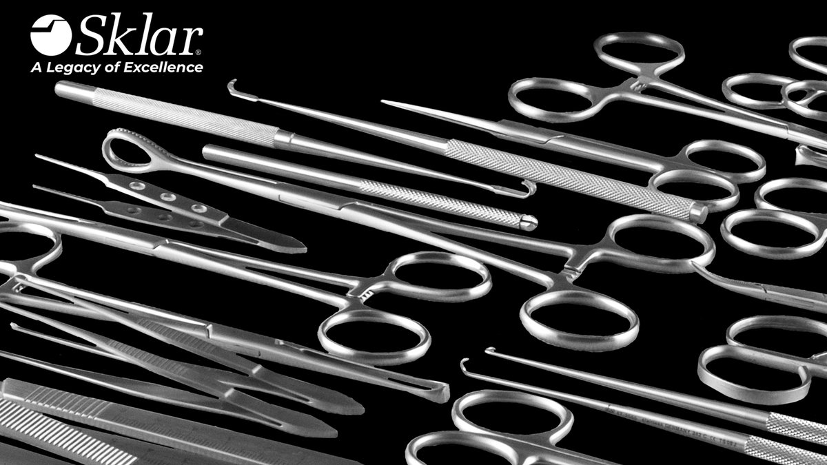 SklarSurgical's tweet image. Set yourself up for success with #SklarInstruments sets!
Sklar carries over 100 different sets that are also customizable to fit your surgeon's needs!
Reach out to your Sklar sales rep for more info today!

#surgicalinstruments #instrumentsets #stainlesssteel #medicaldevices