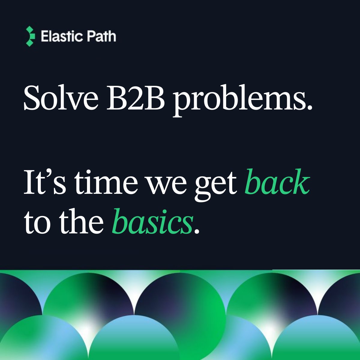elasticpath's tweet image. What Does “Good” Look Like in B2B Commerce?

Are you still settling for outdated standards? It&apos;s time to make good on B2B commerce promises. Learn more: elasticpath.com/blog/what-does…

#B2BCommerce #DigitalTransformation #ComposableCommerce