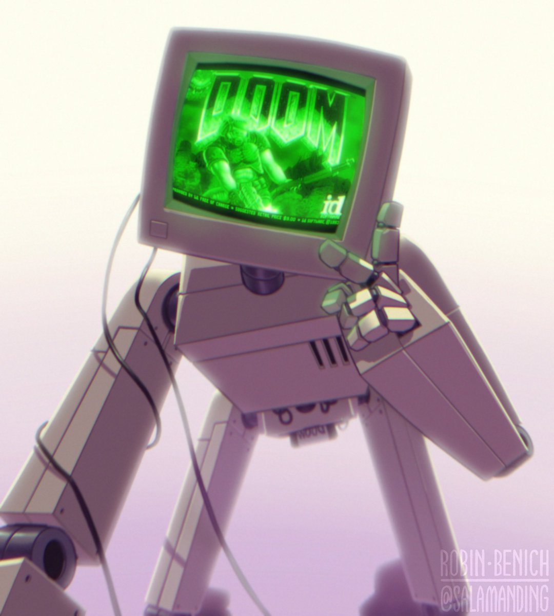Salamanding1's tweet photo. girl that can run Doom https://t.co/99jRH9AWut