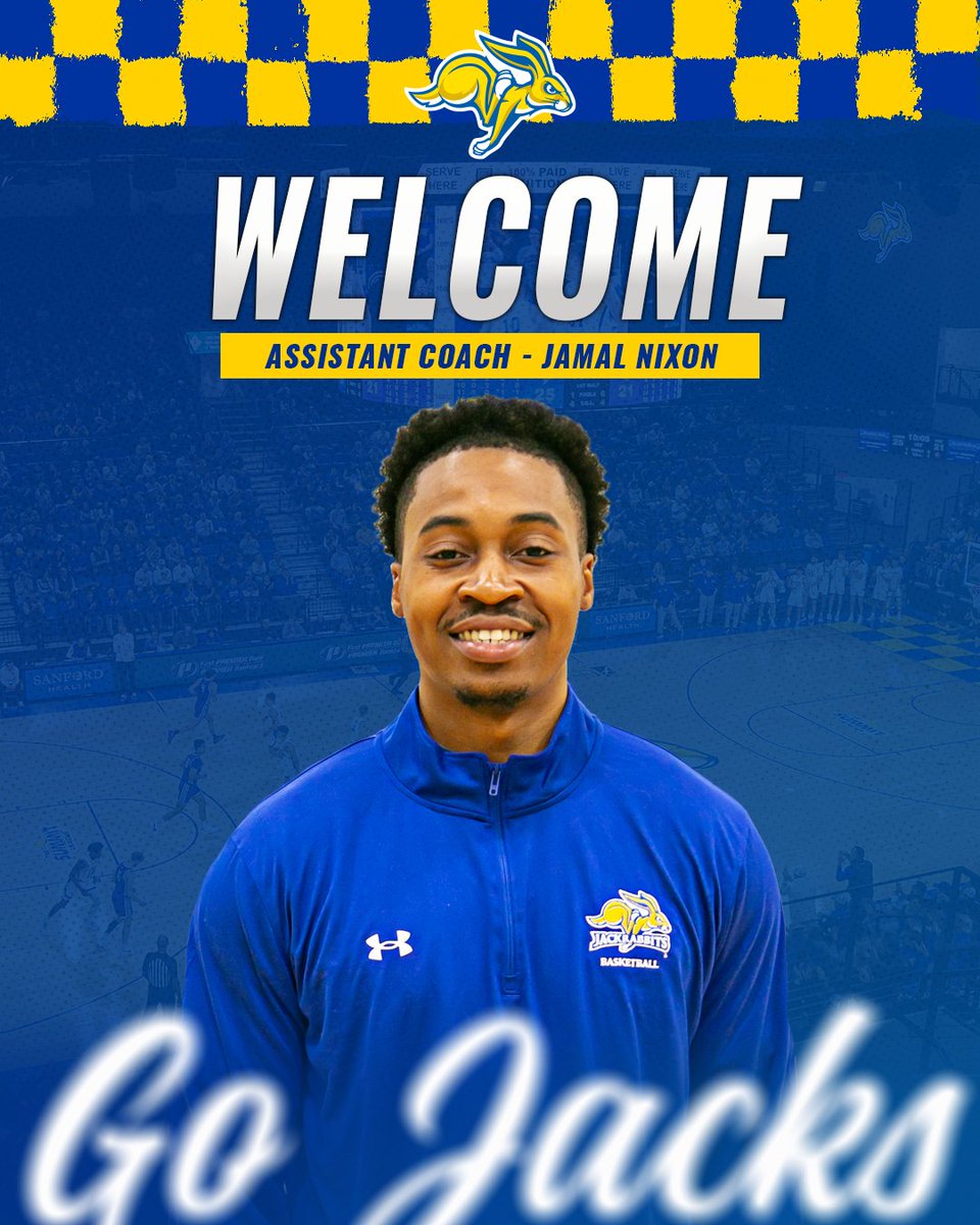 Jackrabbit Men’s Basketball (@gojacksmbb) on Twitter photo Welcome to the program, <a href="/j_nix_1/">Jamal Nixon</a>!
We're excited to get to work with the newest member of our coaching staff. #GoJacks 🐰
🔗 gojacks.com/news/2025/5/20… Welcome to the program, <a href="/j_nix_1/">Jamal Nixon</a>!
We're excited to get to work with the newest member of our coaching staff. #GoJacks 🐰
🔗 gojacks.com/news/2025/5/20…