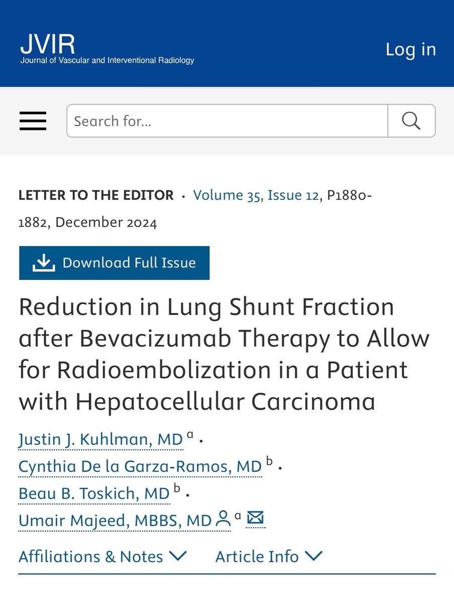 Mayo Clinic Florida Interventional Radiology (@mayoclinicfl_ir) on Twitter photo Shoutout to our resident Cynthia <a href="/cyndlg/">Cynthia De la Garza, MD</a> who had a poster presentation at GEST 2025 in New York City. This cutting edge project, which represents a collaboration with our Oncology colleagues, is available at JVIR: pubmed.ncbi.nlm.nih.gov/39260793/. Proud of the impact our team continues to Shoutout to our resident Cynthia <a href="/cyndlg/">Cynthia De la Garza, MD</a> who had a poster presentation at GEST 2025 in New York City. This cutting edge project, which represents a collaboration with our Oncology colleagues, is available at JVIR: pubmed.ncbi.nlm.nih.gov/39260793/. Proud of the impact our team continues to