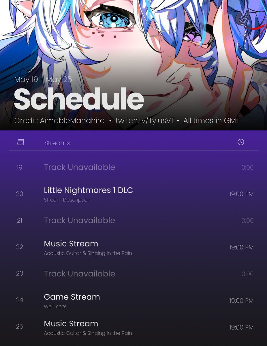 ⋆⭒˚.⋆ Weekly schedule ⋆⭒˚.⋆  

✨Trying some more singing 𝄞 and games out if you get any time this week...⏱️✨