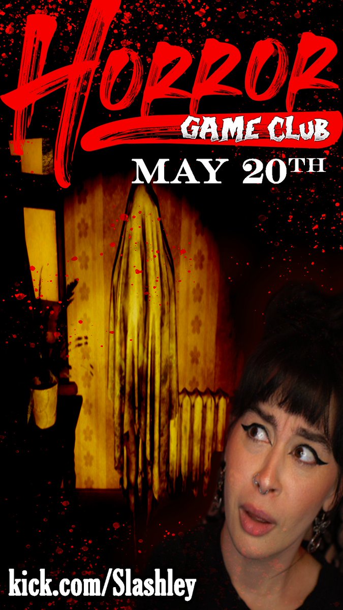SlashleyTv's tweet photo. playing this RIGHT NOW as part of a request from @LetLuce2 for the #horrorgameclub!!!

shout out to @itslazeepanda for continuing to build onto this great group of people! 🔥

come endure the screams with me!! 

https://t.co/RBjRSTpizC
@kick @KickCommunity https://t.co/UCZ6UeJFra