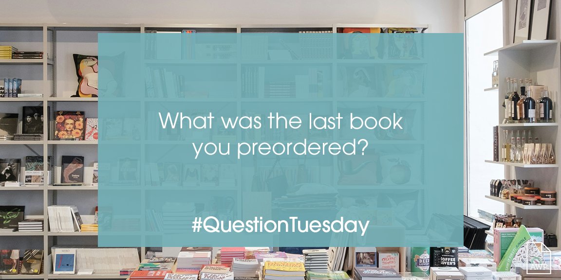 AWP (@awpwriter) on Twitter photo #QuestionTuesday What was the last book you preordered? #QuestionTuesday What was the last book you preordered?
