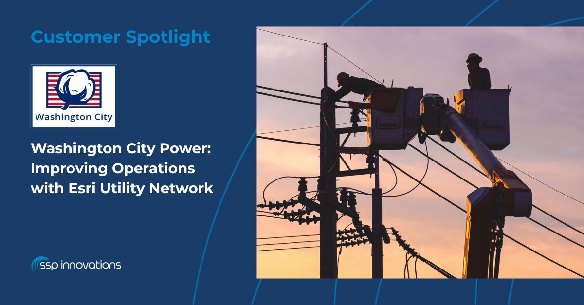 Washington City Power successfully migrated to the Esri Utility Network in under three months using SSP Accelerate—SSP’s signature packaged migration solution built to get utilities into production quickly, efficiently, and cost-effectively.  buff.ly/ljyzVoZ