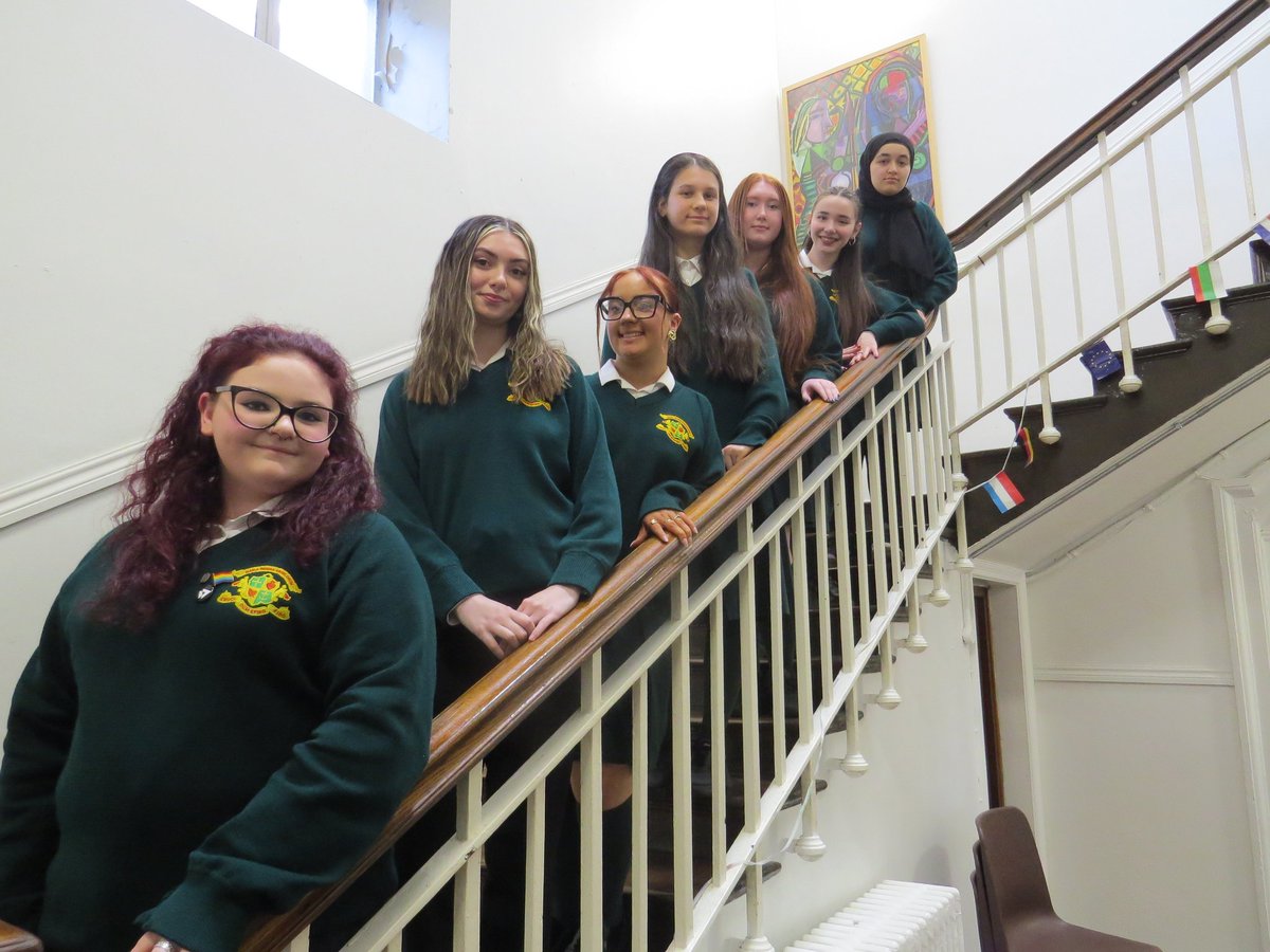 Our 6th Years just before their graduation ceremony, awaiting their final ever roll call.