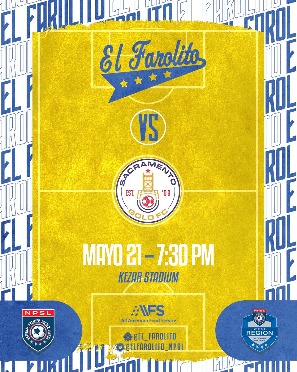 elfarolito_npsl's tweet photo. Regresamos a Kezar mañana vs Gold a las 7:30 PM! 

Vamos FAROLITO!!! https://t.co/8YcAVsPWNX