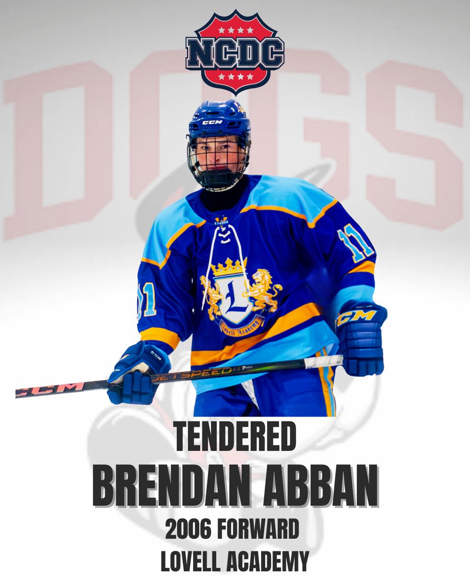 Boston Jr Terriers (@jr_terriers) on Twitter photo The Boston Dogs are excited to welcome Brendan Abban who recently tendered for the 2025-2026 <a href="/NCDCJrHockey/">NCDC Hockey</a> season! #GoDogs The Boston Dogs are excited to welcome Brendan Abban who recently tendered for the 2025-2026 <a href="/NCDCJrHockey/">NCDC Hockey</a> season! #GoDogs