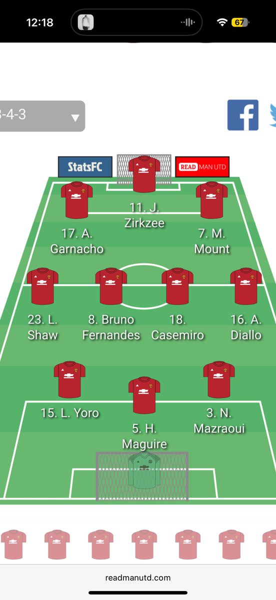 Surely we win with this, dorgu and mainoo off the bench as well. #UELfinal
