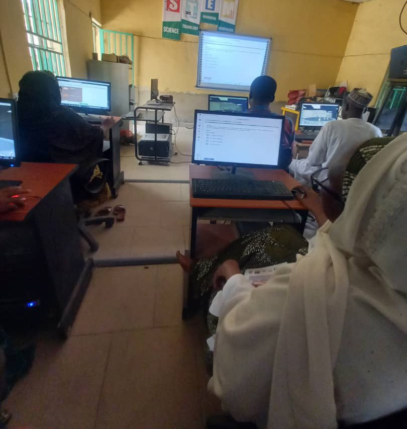 Teachers in Government Girls Secondary School Fatima Muhammad are getting trained to use SchooVir; making immersive STEM and vocational education accessible and inclusive.