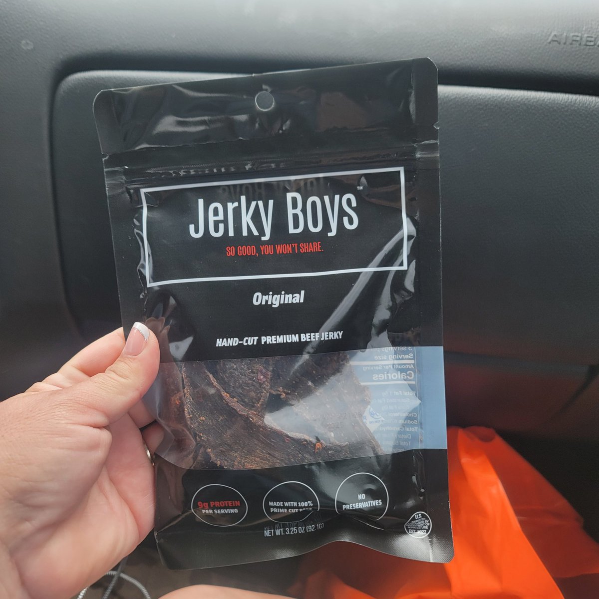 bigmoe8824's tweet image. Hey @DaleJr @Jerkyboys_jerky Just bought our first bag and it is AWESOME!