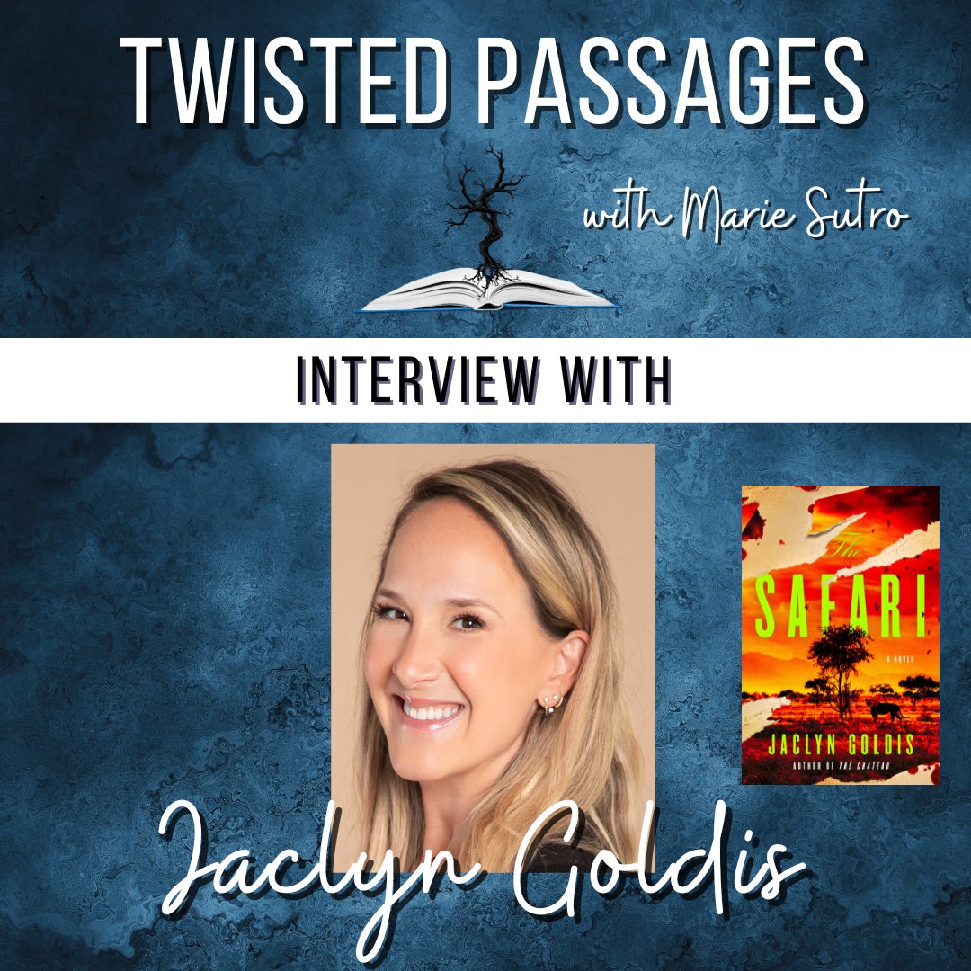 mariesutro's tweet image. Thriller author, Jaclyn Goldis, joins me to discuss her riveting new release, THE SAFARI. &quot;…will have you up all night…(a) must read!”—Heather Gudenkauf, NY Times bestselling author

#podcast #thriller #booklover #readers