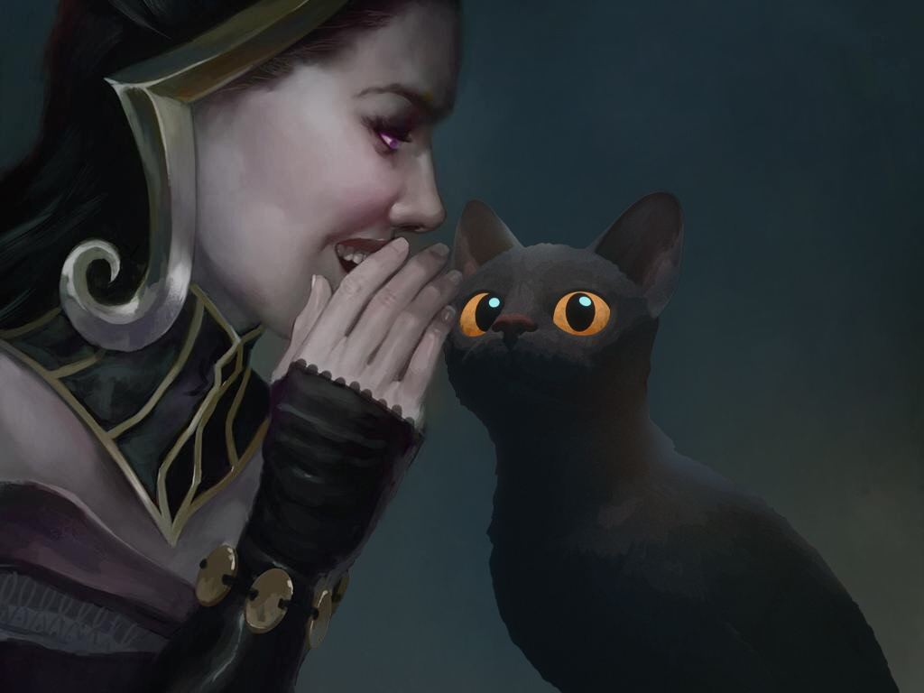 livingcardsmtg's tweet photo. I Photoshop the Cat from Flow into a Magic card until I don't: Day 50 https://t.co/BwtN568UQI
