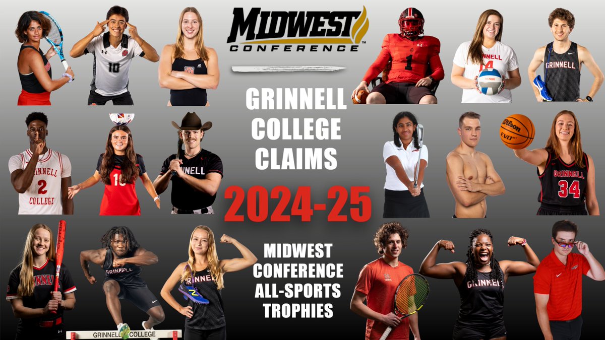 Grinnell College again sweeps Midwest Conference All-Sports Trophies ... pioneers.grinnell.edu/news/2025/5/20…