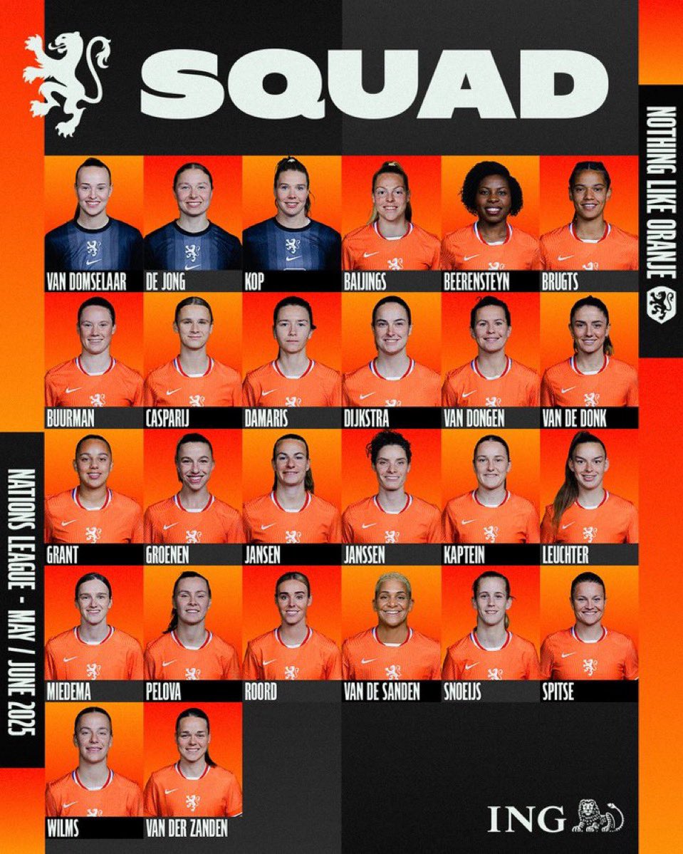 oranjefussball's tweet photo. Der Kader für die Nations League Spiele gegen Deutschland und Schottland ist da.

Shanice van de Sanden ist zurück. Miedema ist an Board. #gerned #sconed https://t.co/uMgVNcG2EQ
