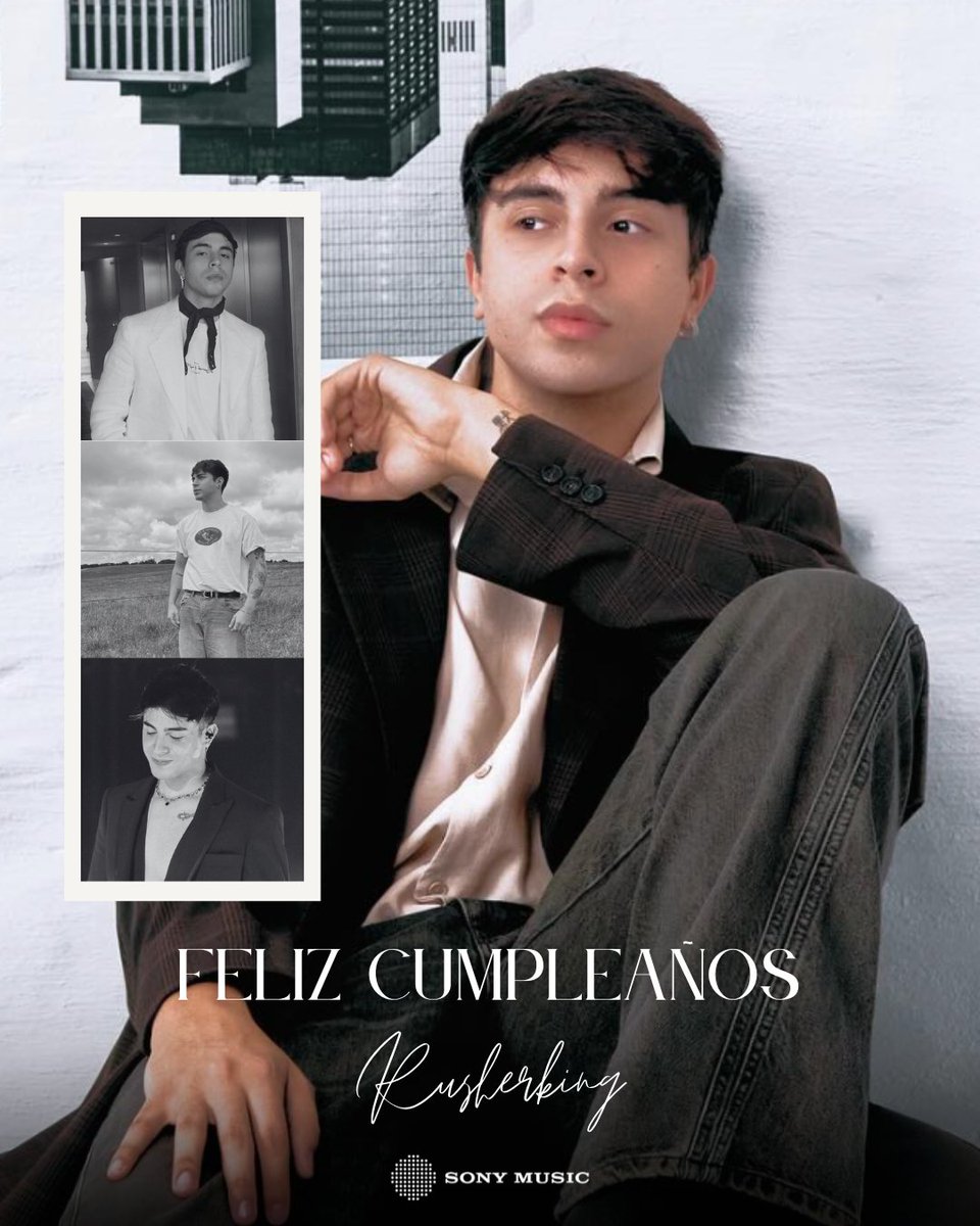 sonymusicmexico's tweet photo. ¡Feliz cumpleaños, @rusherkingg! 🎉
Tu flow, tu visión y tu música nos inspiran todos los días. A seguir rompiéndola. 🎤🔥 https://t.co/mRSC3fRn6E