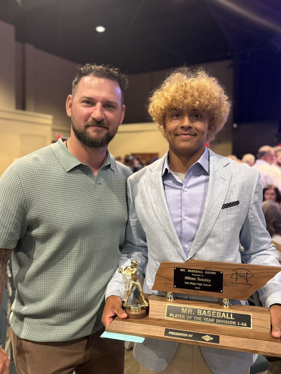 Congrats <a href="/Mikee_865/">Michael Teasley</a> on being Mr. Baseball 2025 4A

Well deserved sir