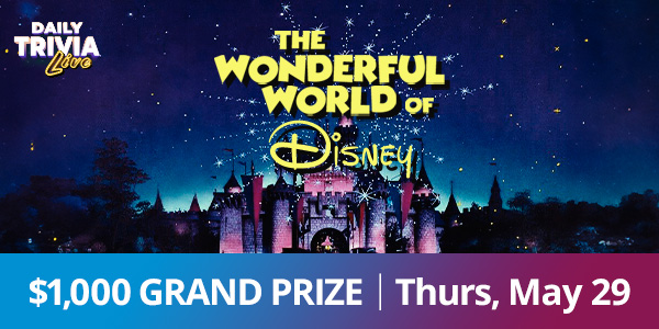 Our Disney Game starts in just 30 minutes!

See you there...