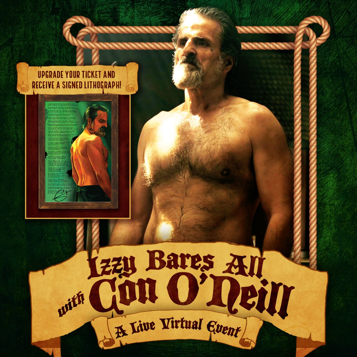 Ahoy, mateys! Con O’Neill is ready to spill the secrets of Izzy Hands in an exclusive <a href="/BeMomentus/">Momentus</a> event. Expect laughs, feels, and maybe a few surprises. Don't miss this intimate chat with the man behind the unicorn leg. 🦄🏴‍☠️

Check it out here: Shopstands.com 

#OFMD