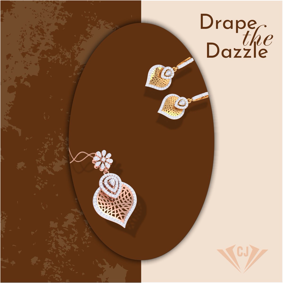 _cjenterprise's tweet photo. ✨ Sometimes, elegance whispers.
 Drape the Dazzle is your everyday sparkle in pendant form.
Would you wear it to a festive dinner or a formal meet?
#CJEnterprise #DrapeTheDazzle #JewelleryTalk #StyleStatement https://t.co/kSW3naKT36