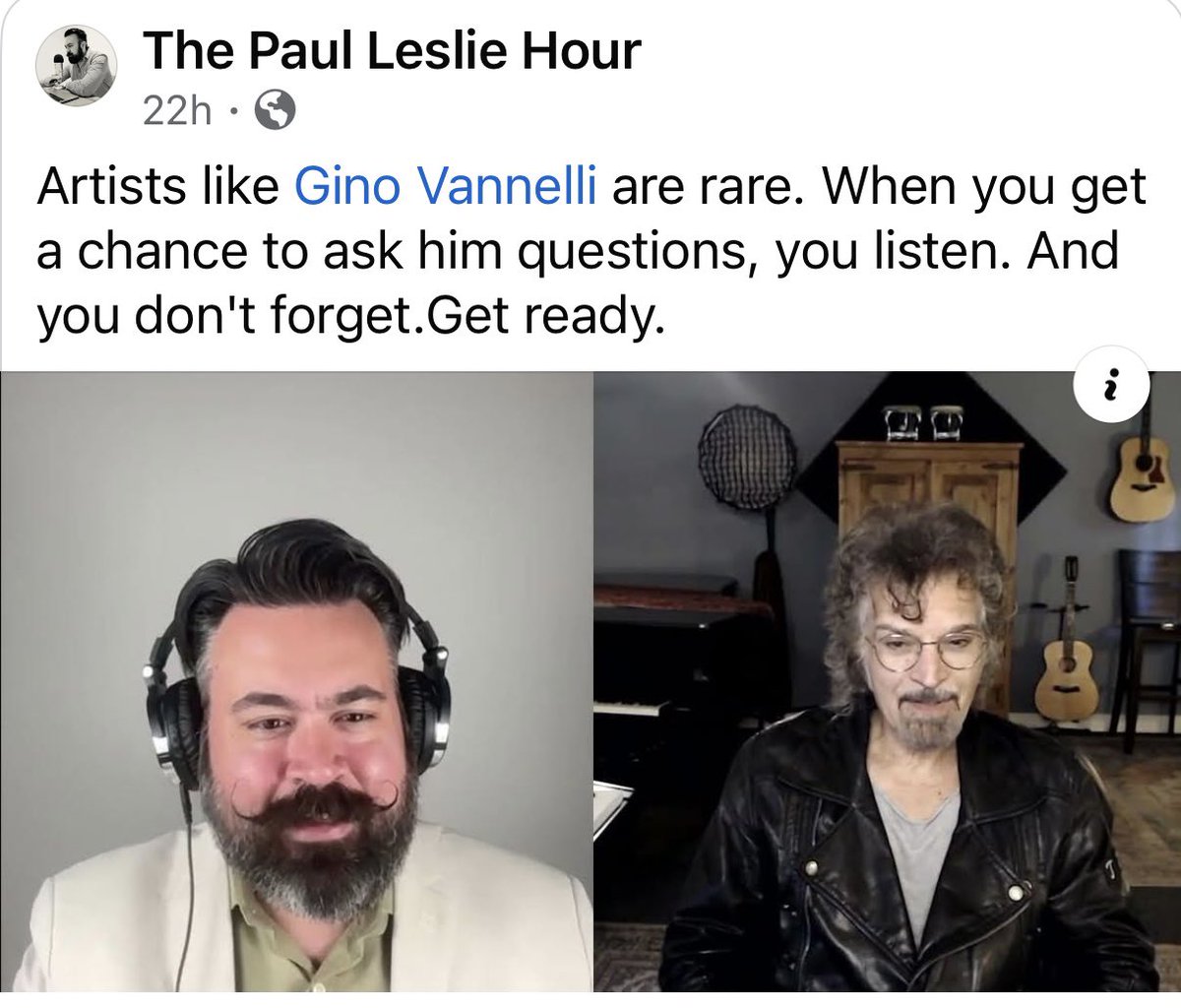 Jeff Pike (@jeffpike) on Twitter photo Please enjoy this interview with Gino Vannelli <a href="/GinoVOfficial/">Gino Vannelli</a> by my dear friend and old colleague, Paul Leslie of The Paul Leslie Hour. <a href="/thepaulleslie/">The Paul Leslie Hour</a> #ginovannelli
youtu.be/XCiH3fy5g08?si⦠Please enjoy this interview with Gino Vannelli <a href="/GinoVOfficial/">Gino Vannelli</a> by my dear friend and old colleague, Paul Leslie of The Paul Leslie Hour. <a href="/thepaulleslie/">The Paul Leslie Hour</a> #ginovannelli
youtu.be/XCiH3fy5g08?siā¦