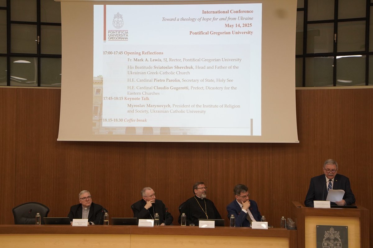 UCU (@ucu_university) on Twitter photo Unmasking evil is the first step in overcoming it – Myroslav Marynovych. Toward a Theology of Hope For and From Ukraine – conference by the Pontifical Gregorian University, UCU, and <a href="/NotreDame/">University of Notre Dame</a> took place in Rome.
ucu.edu.ua/en/news/unmask… Unmasking evil is the first step in overcoming it – Myroslav Marynovych. Toward a Theology of Hope For and From Ukraine – conference by the Pontifical Gregorian University, UCU, and <a href="/NotreDame/">University of Notre Dame</a> took place in Rome.
ucu.edu.ua/en/news/unmask…