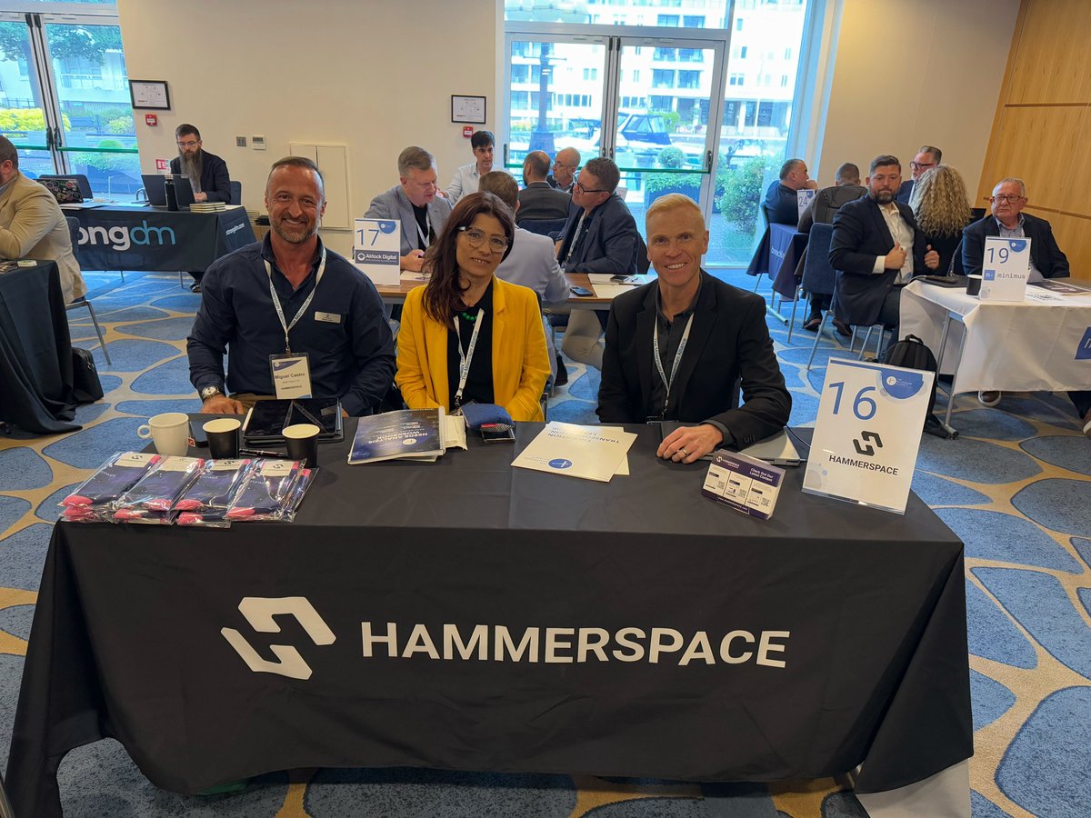 Hammerspace_Inc's tweet photo. We're heading into day 2 of the @Mill_All Digital Enterprise CIO Transformation Assembly!
Be sure to stop by our booth and meet with #TeamHammerspace!
#TeamHammerspace #digitalenterprisecio #globaldataplatform #dataorchestration #hyperscaleNAS #ai #hpc #generativeai #artificialintelligence