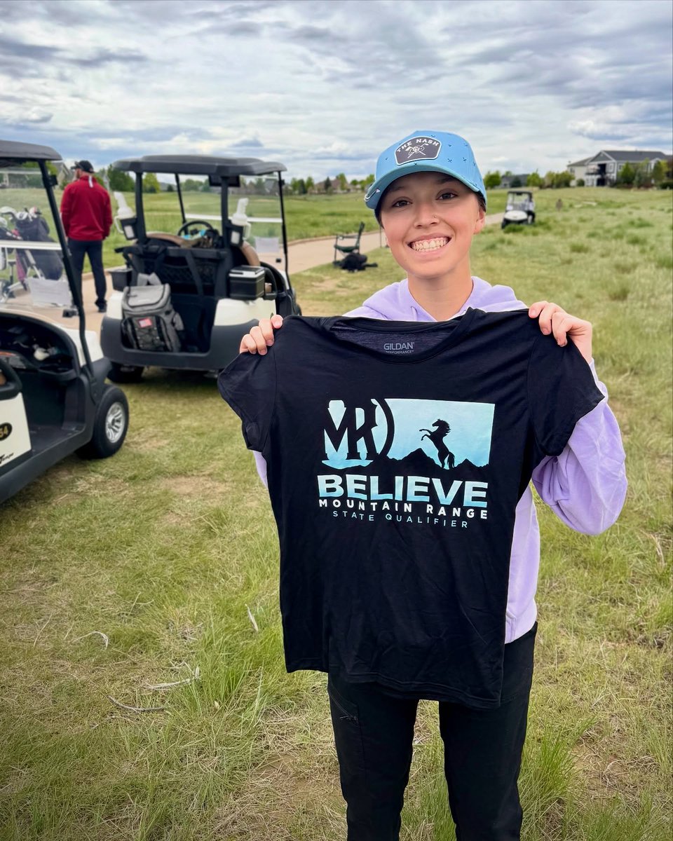 Mountain Range Golfer Shelby Thieme at 5A State Championship day 1 yesterday - More at: facebook.com/share/p/18xuGv…