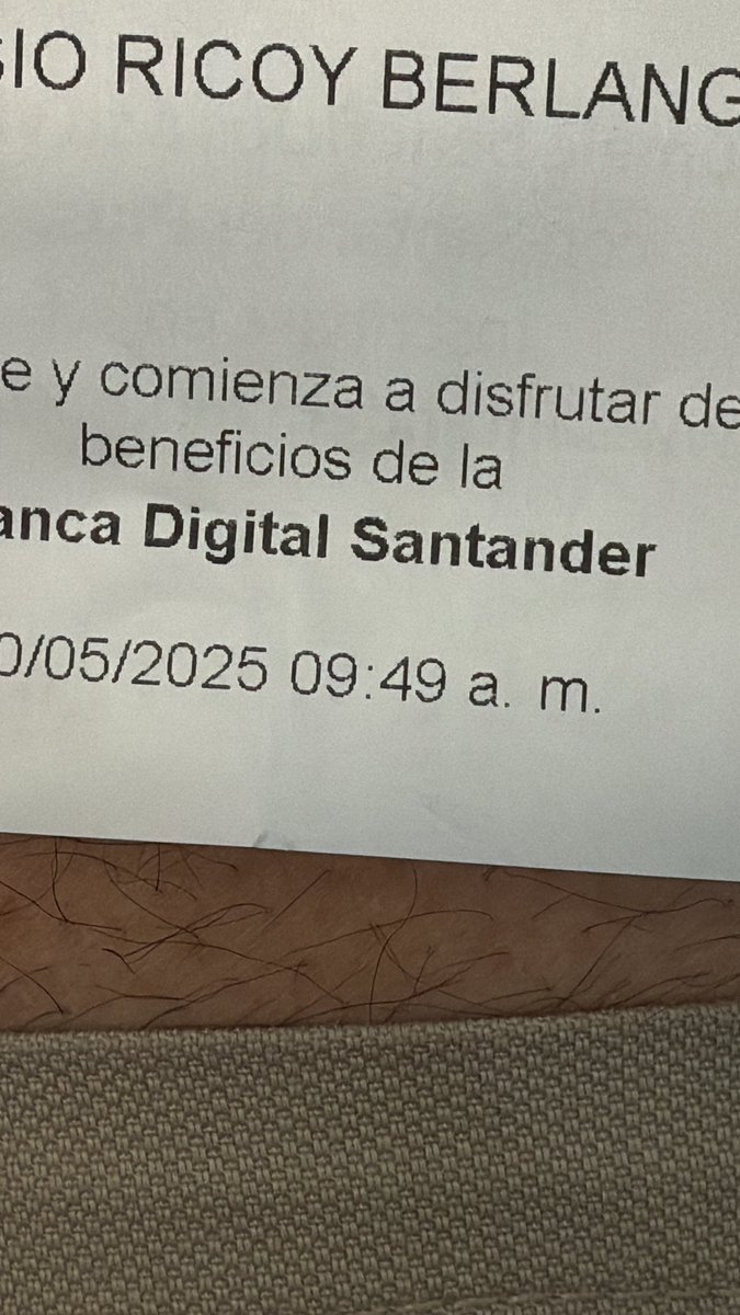Ya sé que no me pelan los de <a href="/SantanderMx/">Santander México</a> pero les voy a dejar este tip: llevo casi 2 horas esperando me atiendan en sucursal para pedir la factura de mi coche. Con un Mail enviando la carta saldo se ahorrarían muchas quejas y mejor atención al cliente. No lo sé, piénsenlo 😉