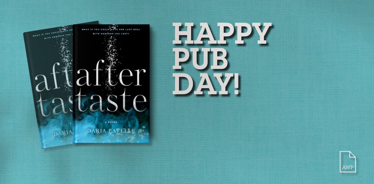 AWP (@awpwriter) on Twitter photo Happy pub day to AFTERTASTE by <a href="/darlavelle/">Daria Lavelle</a>! Find this and more new releases on our AWP Member Bookshelf. awpwriter.org/AWP/AWP/Member⦠Happy pub day to AFTERTASTE by <a href="/darlavelle/">Daria Lavelle</a>! Find this and more new releases on our AWP Member Bookshelf. awpwriter.org/AWP/AWP/Memberā¦