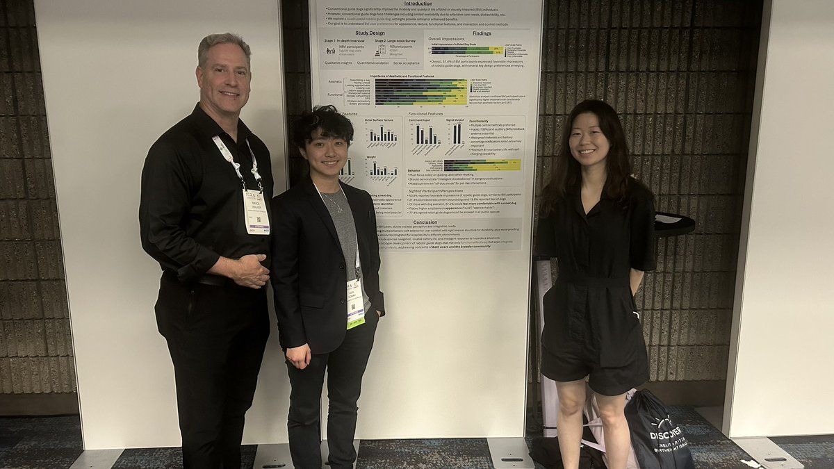 Georgia Tech School of Interactive Computing (@icatgt) on Twitter photo In our 2nd <a href="/icra/">ICRA International</a> session today, Aviv Cohav and Taery Kim with Bruce Walker presenting what a robotic guide dog could look like, and Yihong Liu and <a href="/sehoonha/">Sehoon Ha</a> discuss a robot wiping policy based on VLMs. #ICRA2025 <a href="/GTrobotics/">Robotics@GT</a> In our 2nd <a href="/icra/">ICRA International</a> session today, Aviv Cohav and Taery Kim with Bruce Walker presenting what a robotic guide dog could look like, and Yihong Liu and <a href="/sehoonha/">Sehoon Ha</a> discuss a robot wiping policy based on VLMs. #ICRA2025 <a href="/GTrobotics/">Robotics@GT</a>