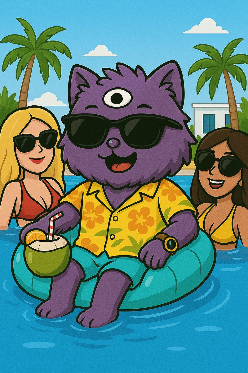 ZogZogCoin's tweet photo. ZogZog doesn’t chase the market, he lets the market come to him. Poolside strategies with premium company.

#ZogZogCoin #CryptoLifestyle #Web3Vibes #SolanaMeme #MemeCoinCulture #ChillAndEarn #ZogZogEra https://t.co/toMgYwqew2